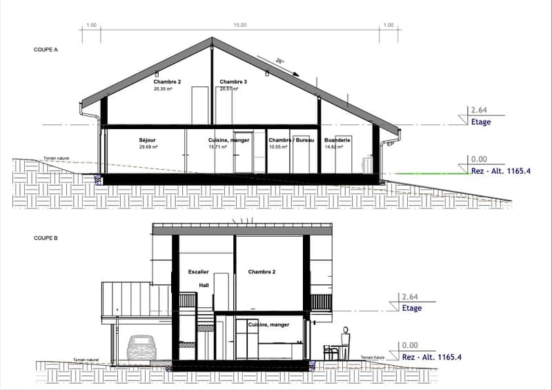 VILLA C - A VENDRE - Villa/Chalet sur plans - (à deux pas de la Vue des Alpes) (7)