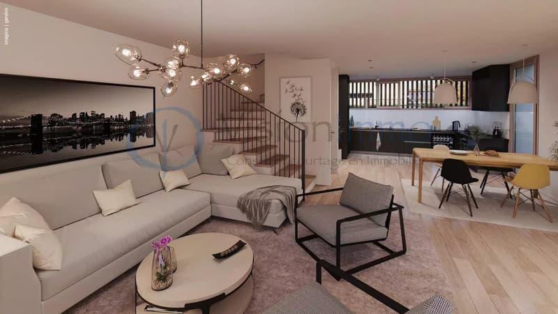 New contemporary 6-room villas in Onex (3)