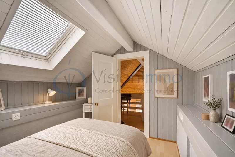 Au coeur de Bernex : 113 m² de charme et de beaux volumes (7)
