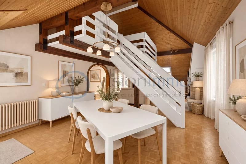 Au coeur de Bernex : 113 m² de charme et de beaux volumes (3)
