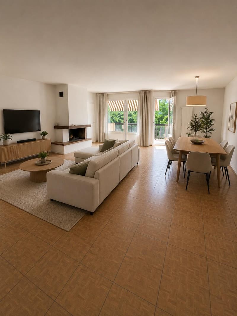 In der Nachbarschaft der internationalen Organisationen - Geräumige 5-Zimmer-Wohnung (2)