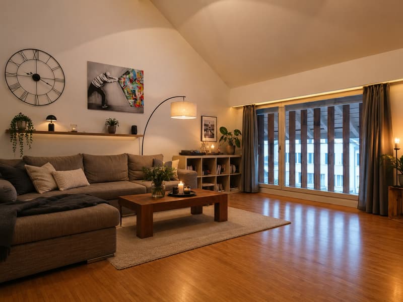 Appartement-maisonnette de style loft de 2,5 pièces avec beaucoup de charme et de hauts plafonds (1)