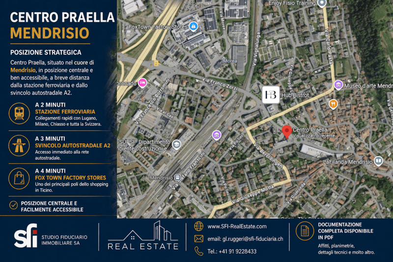 Ufficio con vetrina + 2 posteggi | Centro Mendrisio (3)