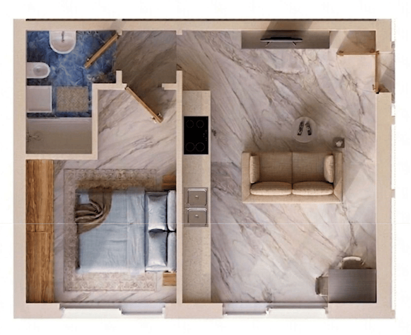 2,5 Zimmer neues Apartment mit Garten, 10 Minuten von Bellinzona (6)
