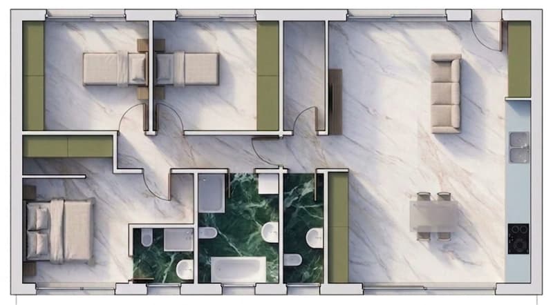 4.5 locali nuovo con giardino, a 10 min da Bellinzona (8)