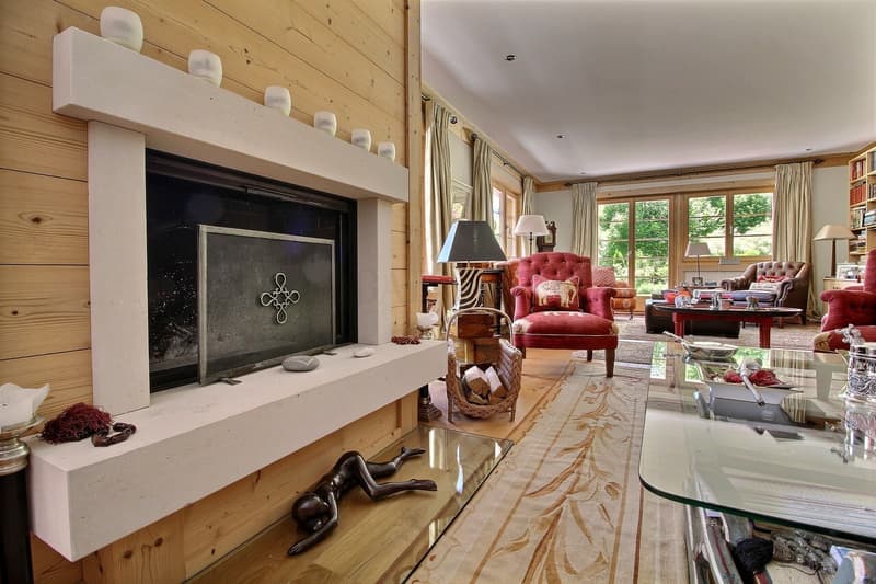 Une cheminée design