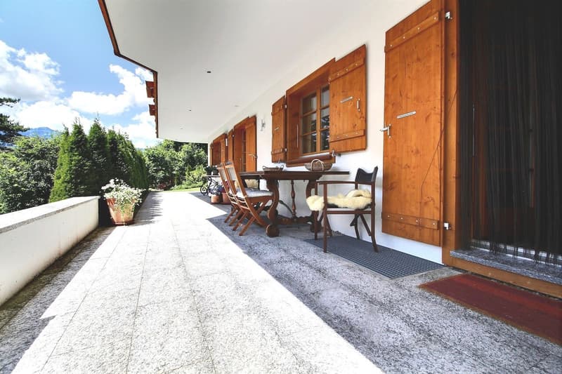 La terrasse au sud