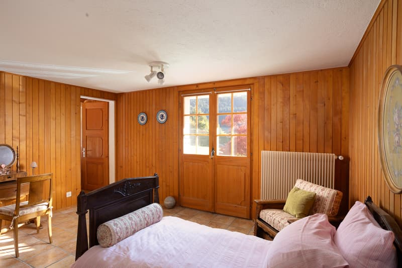 Château-d'Oex - Chalet typique avec grand jardin (9)