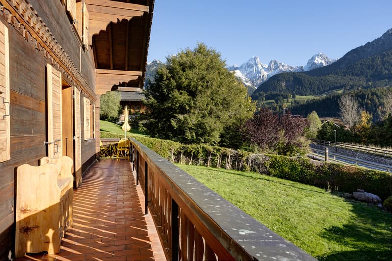 Château-d'Oex - Chalet typique avec grand jardin (11)