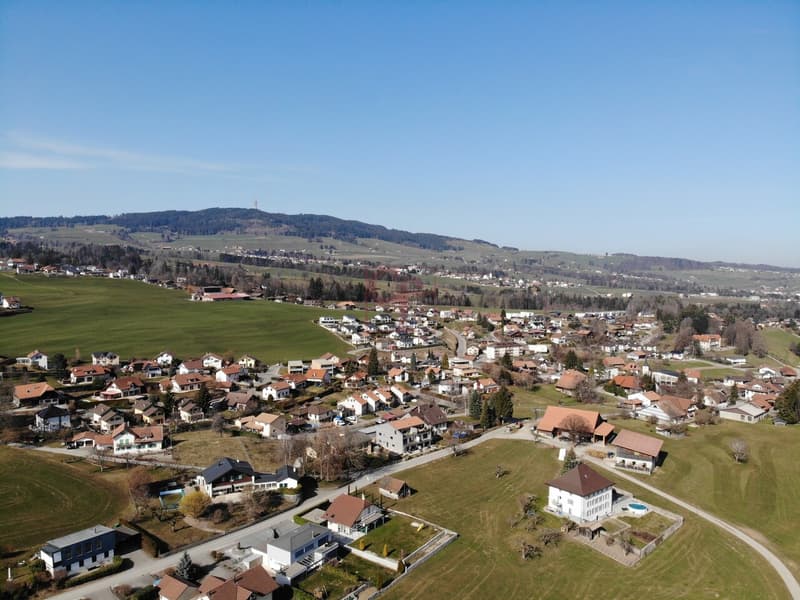 Le charmant village de Marsens