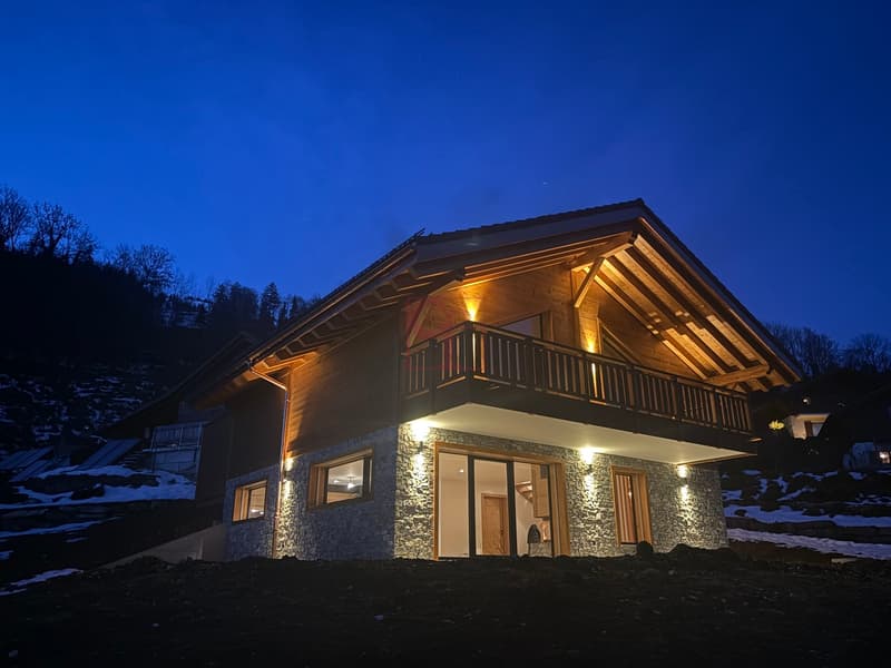 Photo prise du Chalet A terminé