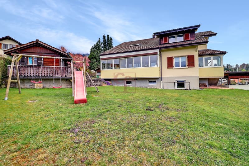 Le Pâquier - Maison familiale avec deux appartements (13)