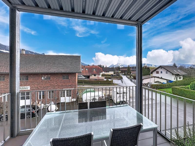 Vue depuis le balcon