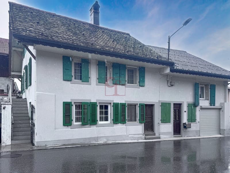 Village House with Charm and Potential in the Heart of Vaud Broye (1)