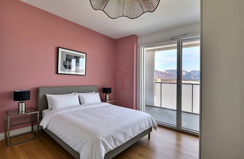 2ième chambre à coucher (simulation d'ameublement))