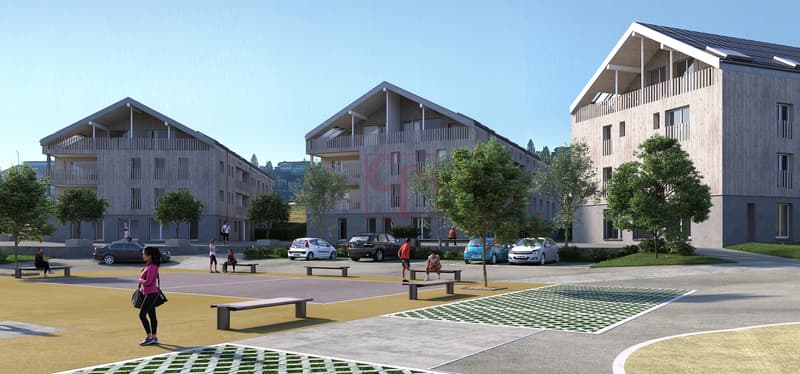Vue extérieure du bâtiment