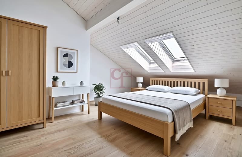 Chambre à coucher 1 (simulation d'ameublement)