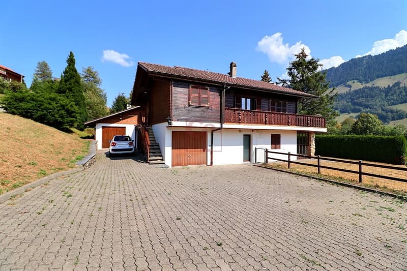 A louer petit chalet de 2.5 pièces grande terrasse (5)
