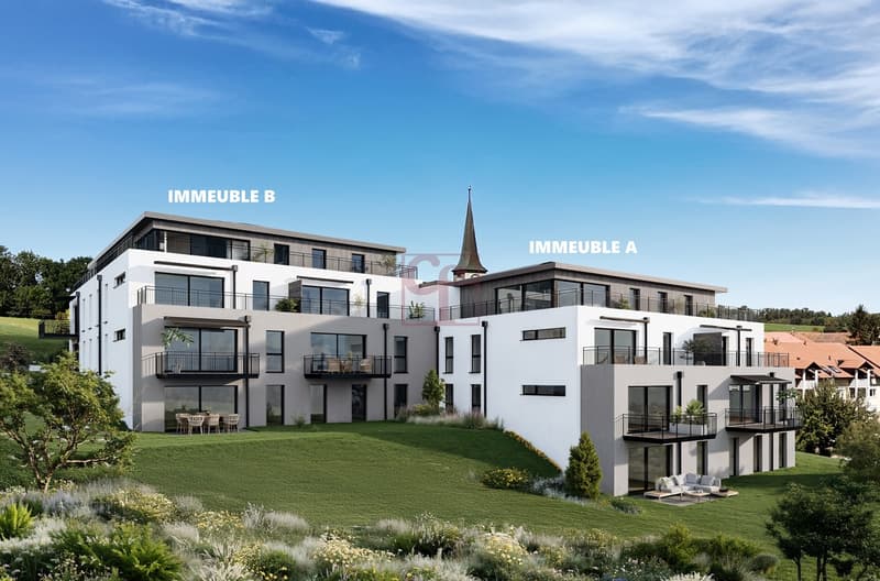 5.5 pcs neuf | Une alternative à la villa | Jardin privatif 110 m² (2)