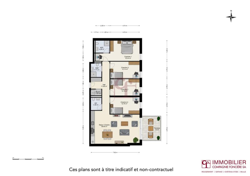 Siviriez - 5.5 pièces avec jardin privatif et cave de 16 m² (13)