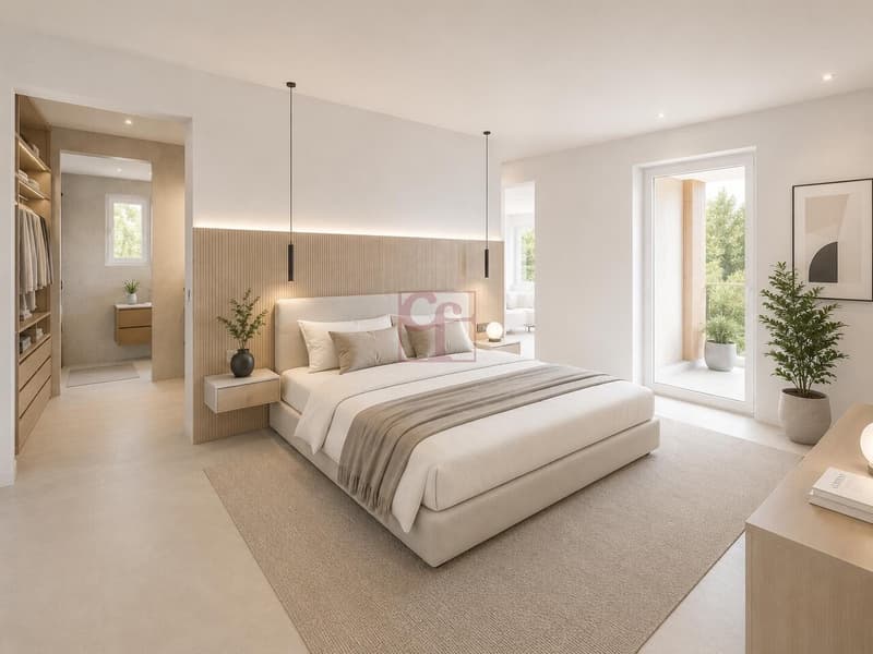 Image de synthèse de la chambre parentale