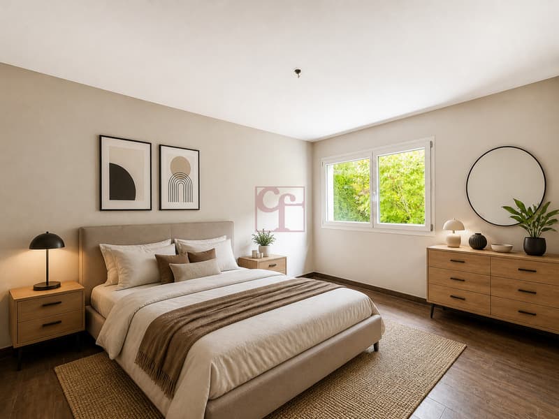 Chambre à coucher (simulation d'ameublement)