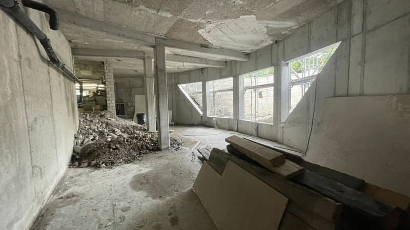 Residence du Glacier in una posizione centrale e tranquilla. T5. La vista da questo appartamento seminterrato è limitata. (10)