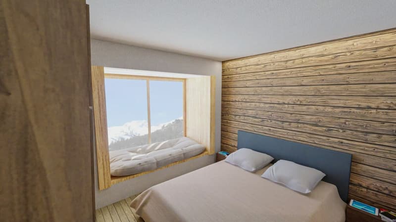 Snowstar Zen Lauinen Saas-Grund New Build 2026/27. Attractive single-family house in a green area. Main residence. Including 2 parking spaces. (3)