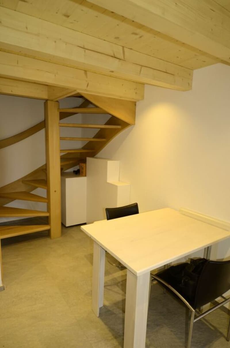 Brand new gem in the sunny Wildi in Saas-Fee. Main residence = place of residence and tax domicile Saas-Fee. (7)