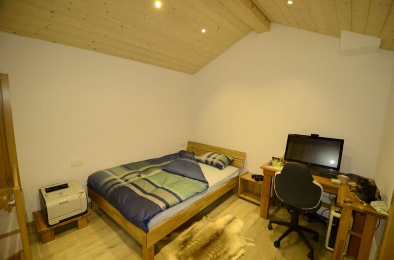 Brand new gem in the sunny Wildi in Saas-Fee. Main residence = place of residence and tax domicile Saas-Fee. (4)