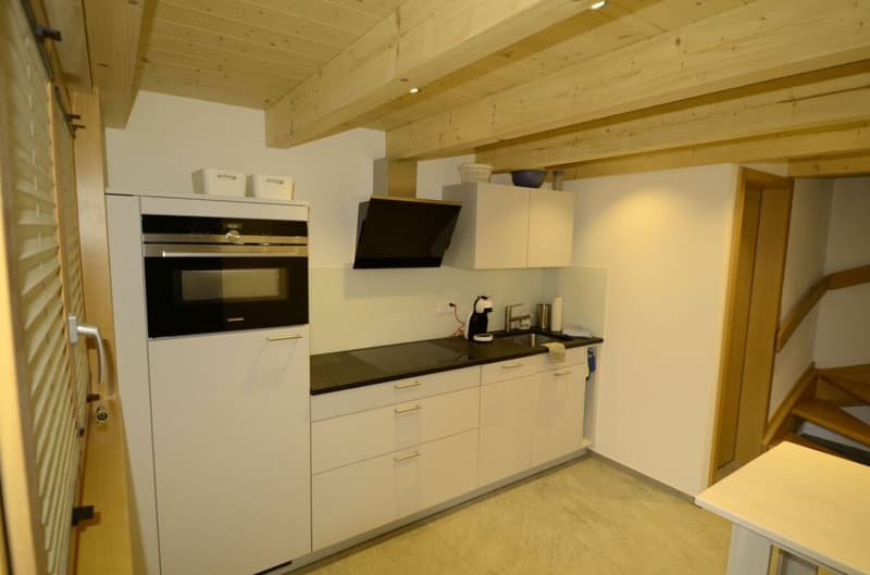 Brand new gem in the sunny Wildi in Saas-Fee. Main residence (6)