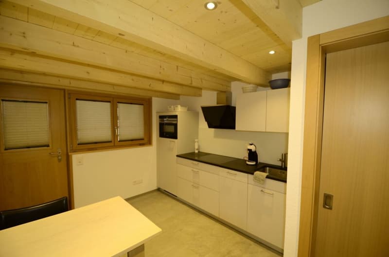 Brand new gem in the sunny Wildi in Saas-Fee. Main residence (7)