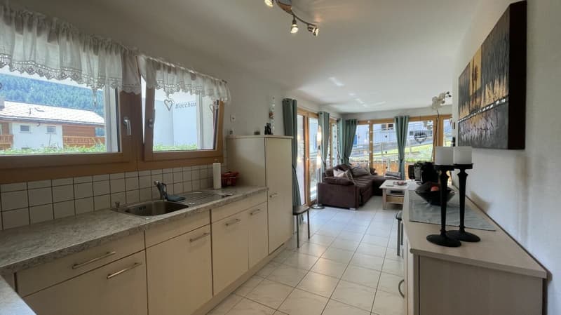 Snowfun B 3.5 bedroom garden apartment 150 meters from Staffelwald, Ski-Lift. Ski in ski out. (5)
