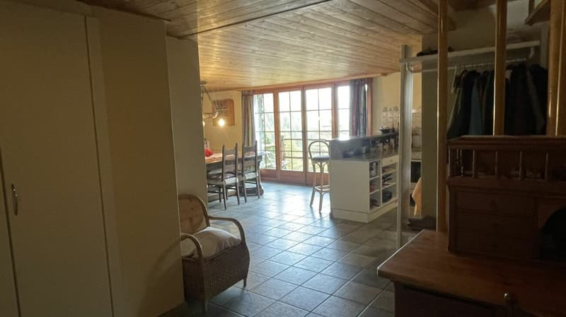 Rustic Valais house in the hamlet of Bodmen in Saas-Fee. (16)