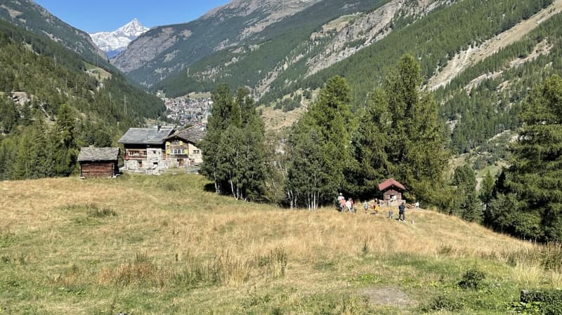 Rustic Valais house in the hamlet of Bodmen in Saas-Fee. (3)