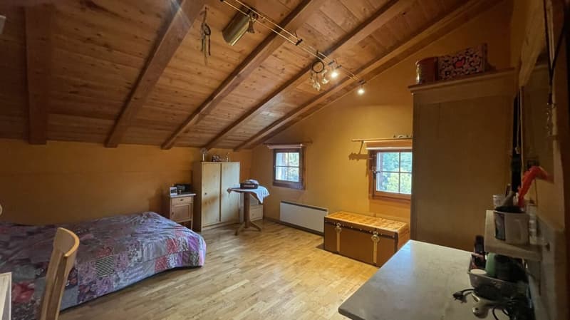 Rustic Valais house in the hamlet of Bodmen in Saas-Fee. (13)