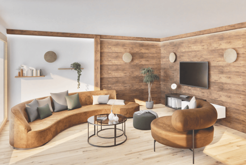 Alpji neue 2.5 Zimmerwohnung in einem der ältesten Weiler Hohnegg oberhalb Saas-Fee. Sportlicher Zugang vom Dorfzentrum, der Lomatte oder Wildi. Mit dem E-bike ganzjährig erreichbar. (4)