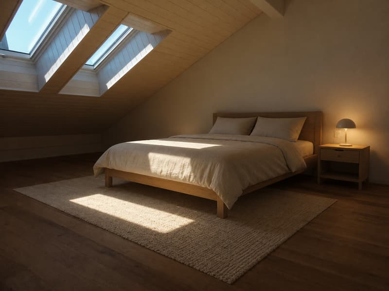 Attic in the attic of 5.5, Minergie, terrace of 33 m2 (4)