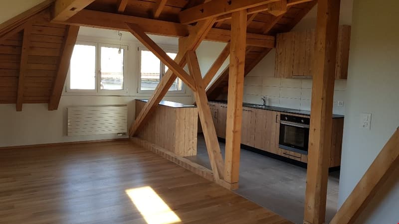 2,5 Zimmer, Freiburg, in kleinem Gebäude Route St-Barthélemy 17 (2)