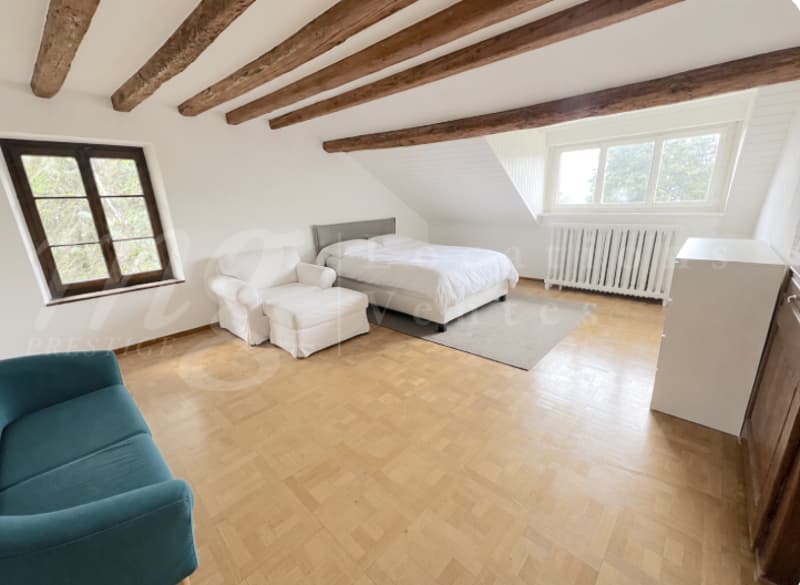 APPARTAMENTO FAMILIARE MOLTO GRANDE DI 8 LOCALI CON GIARDINO - VISTA LAGO PARZIALE (10)