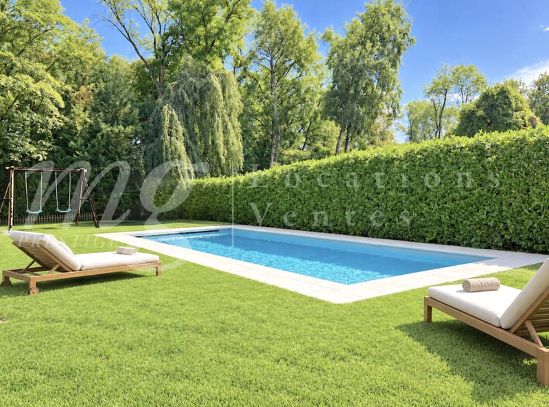 En exclusivité ! SUPERBE MAISON CONTEMPORAINEDE 300 M2 AVEC PISCINE ET GRAND JARDIN CLOTURE - CALME (1)