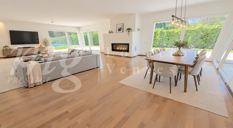 En exclusivité ! SUPERBE MAISON CONTEMPORAINE DE 8 PIECES AVEC GRANDE PISCINE ET JARDIN PRIVATIF (1)