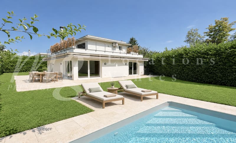 En exclusivité ! SUPERBE MAISON CONTEMPORAINE DE 8 PIECES AVEC GRANDE PISCINE ET JARDIN PRIVATIF (3)