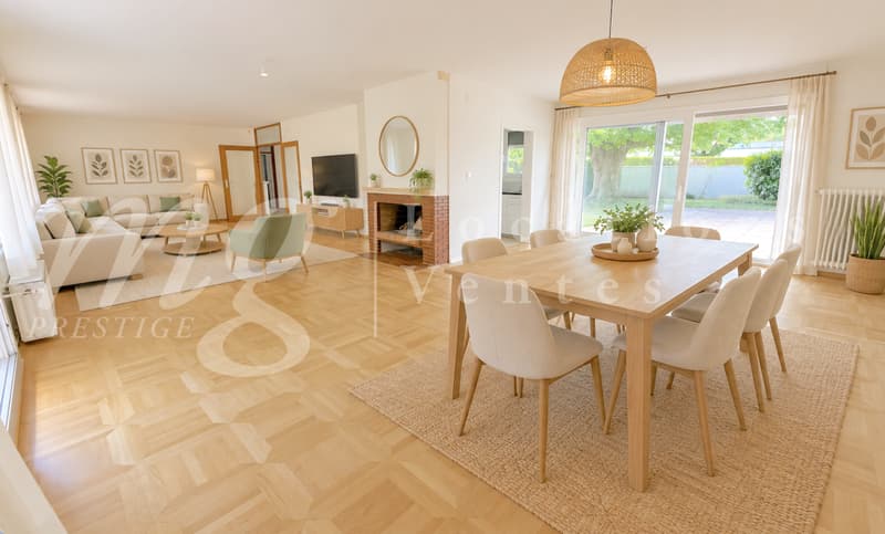 GRANDE MAISON INDIVIDUELLE DE 8 PIECES -- TRES BEAU JARDIN CLOTURE ARBORE AVEC PISCINE NEUVE (2)