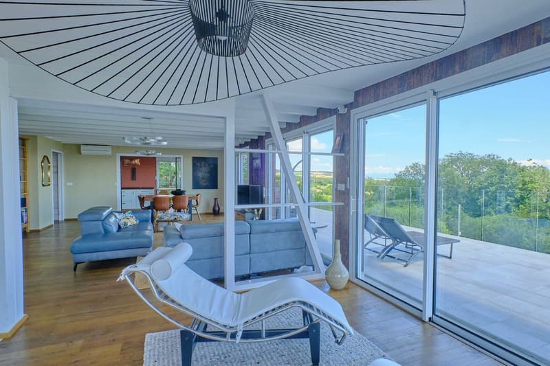 Villa individuelle avec vue spectaculaire sur le lac et le Mont Blanc (10)