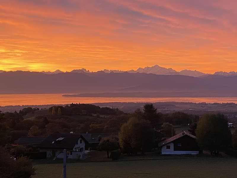 Villa individuelle avec vue spectaculaire sur le lac et le Mont Blanc (7)