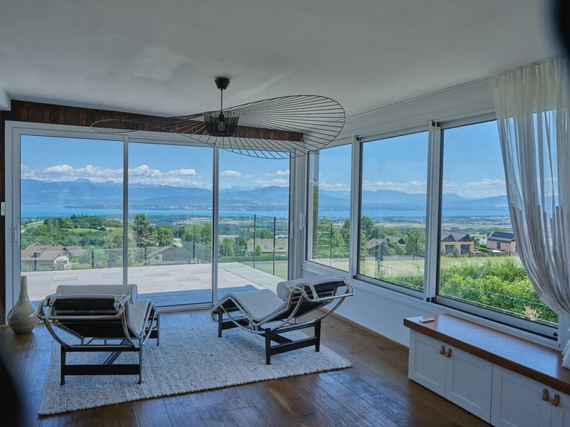 Villa individuelle avec vue spectaculaire sur le lac et le Mont Blanc (4)