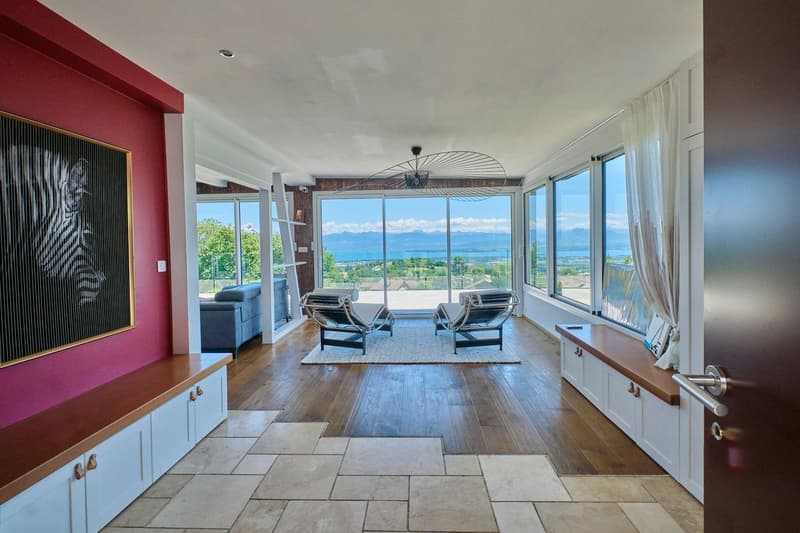 Villa individuelle avec vue spectaculaire sur le lac et le Mont Blanc (8)