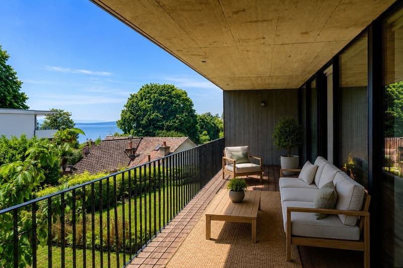 Duplex Moderno con Giardino vicino al Lago (7)