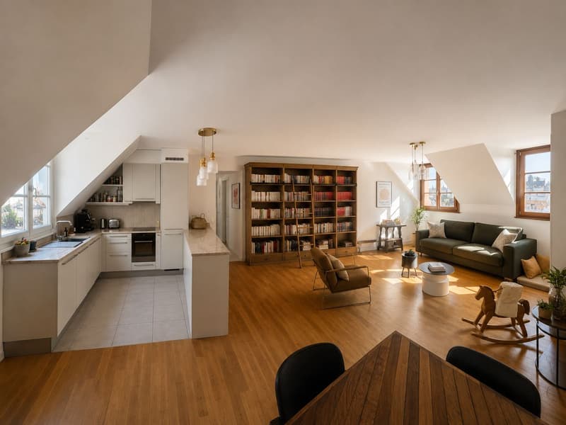 Charmant 3 pieces loft Plein centre (1)